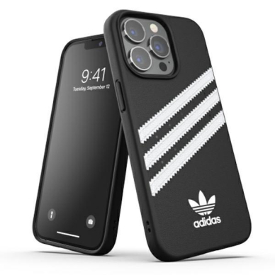 Dėklas Adidas OR Moulded PU iPhone 13 Pro / 13 Juodas/baltas 47114