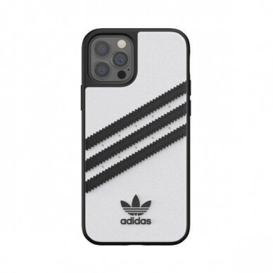 Dėklas Adidas OR Moulded PU FW20 iPhone 12 Pro Juodas/baltas 42238 1