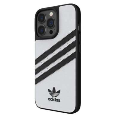 Akcija! Dėklas Adidas OR Moulded PU FW21 iPhone 13 Pro /13 Juodas/baltas 47115 2