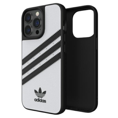 Akcija! Dėklas Adidas OR Moulded PU FW21 iPhone 13 Pro /13 Juodas/baltas 47115 6