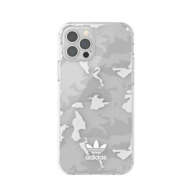 Dėklas Adidas OR Snap Camo iPhone 12/12 Pro Permatomas/baltas 43705 1