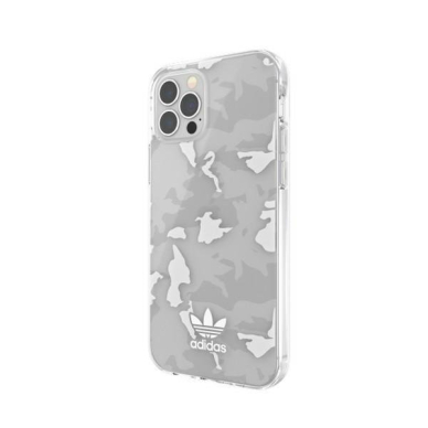 Dėklas Adidas OR Snap Camo iPhone 12/12 Pro Permatomas/baltas 43705 5