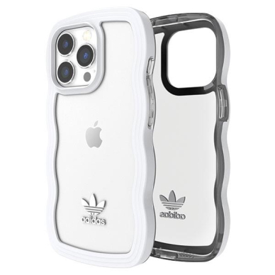 Dėklas Adidas OR Wavy iPhone 13 Pro /13 - Baltas/permatomas 51903 7