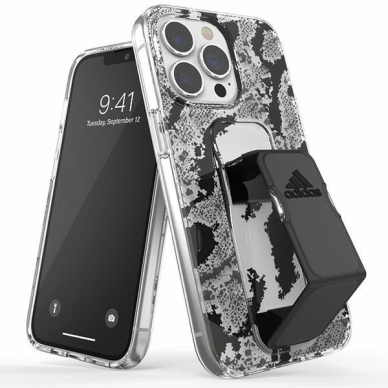 Dėklas Adidas SP Clear Grip iPhone 13/13 Pro Juodas 47244