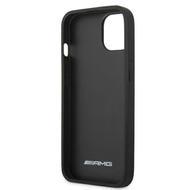 Dėklas AMG AMHCP13SDOLBK iPhone 13 mini 5,4" Juodas hardcase Leather Hot Stamped 6