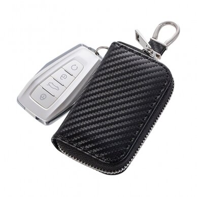 Anti-theft case skirta car keys blocking radio waves Faraday Box Faraday cage Juodas 3