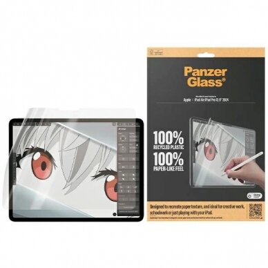 Antibacterial PanzerGlass GraphicPaper Apsauginė plėvelė iPad Air 12.9 2024 / iPad Pro 12.9 2024