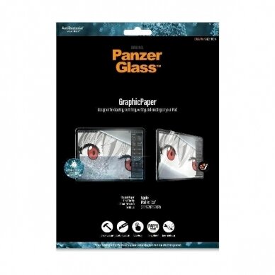 Antibacterial PanzerGlass GraphicPaper Apsauginė plėvelė iPad Pro 12.9 2018 / 2020 / 2021 2