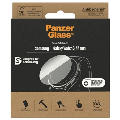 Antibacterial PanzerGlass ekrano apsauga Samsung Galaxy Watch 6 44 mm 3