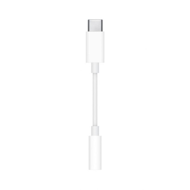 [Užsakomoji prekė] Apple - Audio Adapter (MU7E2ZM/A) - Type-C to Jack 3.5mm - Baltas 1