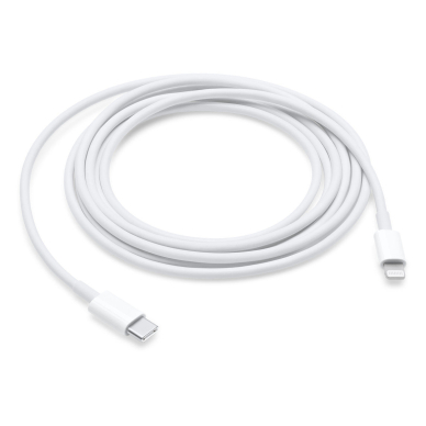 Apple cable USB C - Lightning 1m Baltas (MM0A3ZM/A) 4