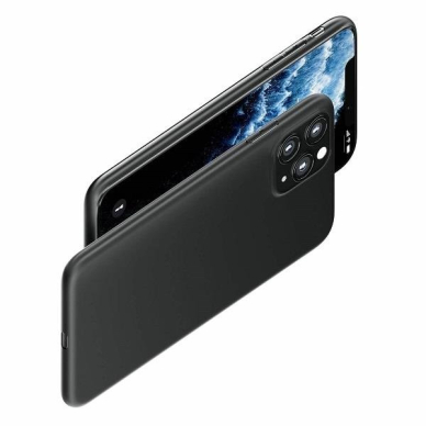 Dėklas 3MK Matt Case iPhone 11 Juodas 4