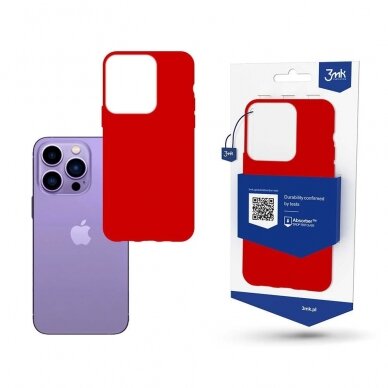 Dėklas 3mk Matt Case Apple iPhone 14 Pro Max Raudonas