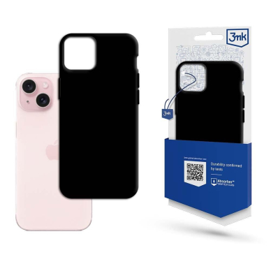 Apple iPhone 15 Plus - 3mk dėklas Matt Case Juodas