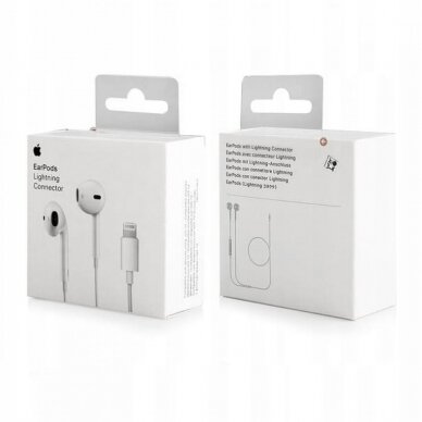 [Užsakomoji prekė] Apple - Original Ausinės su laidu (MMTN2ZM/A) - Lightning, In-Ear, Microphone, Volume Control, 1.2m - Baltas 6