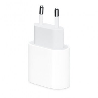 Apple USB-C wall charger 20W Baltas (MHJE3ZM / A)