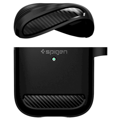 Apsauginis dėklas Spigen RUGGED ARMOR Apple AIRPODS MATTE Juodas 16