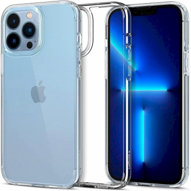 Apsauginis dėklas Spigen ULTRA HYBRID IPHONE 13 PRO MAX CRYSTAL CLEAR