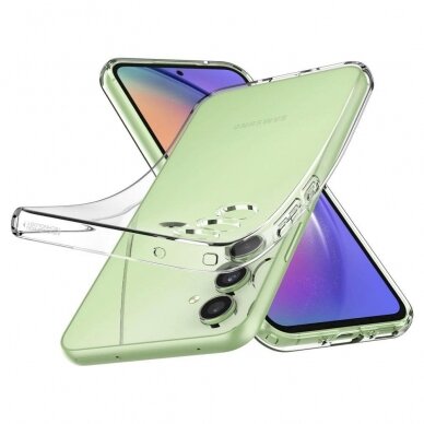 Apsauginis silikono dėklas Spigen LIQUID CRYSTAL GALAXY A54 5G CRYSTAL CLEAR 6