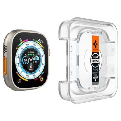 Apsauginis stiklas Spigen GLAS.TR EZ FIT  2-PACK Apple Watch ULTRA (49 MM) CLEAR 3