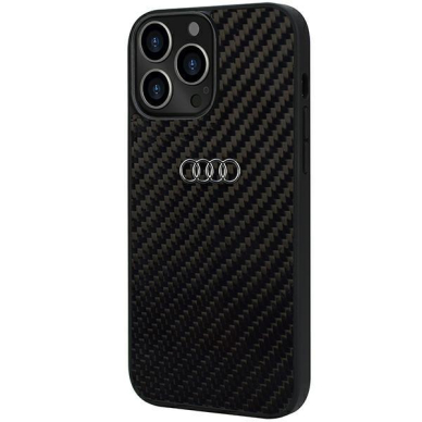 Dėklas Audi Carbon Fiber iPhone 13 Pro Max Juodas AU-TPUPCIP13PM-R8/D2-BK 2