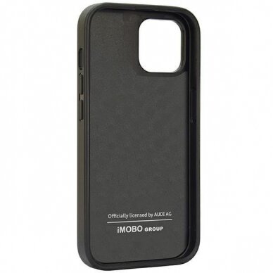 Dėklas Audi Carbon Fiber Stripe iPhone 14 Juodas AUS-TPUPCIP14-R8/D1-BK 3