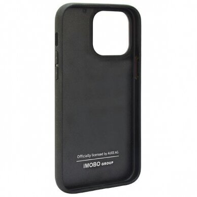 Dėklas Audi Carbon Fiber Stripe iPhone 14 Pro Juodas AUS-TPUPCIP14P-R8/D1-BK 3