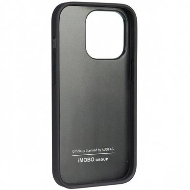 Dėklas Audi Genuine Leather iPhone 14 Pro Juodas AU-TPUPPCIP14P-Q8/D1-BK 4