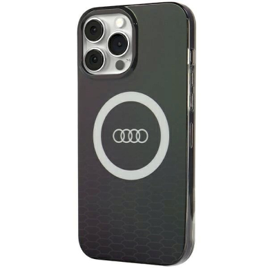 Originalus Audi dėklas IML Big Logo MagSafeiPhone 13 Pro / 13 - Juodas 1