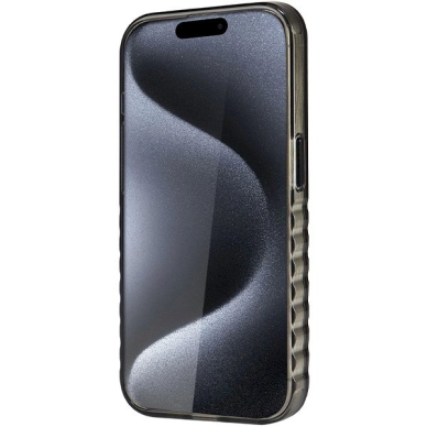 Originalus Audi dėklas IML Big Logo MagSafeiPhone 15 Pro Max - Juodas 4