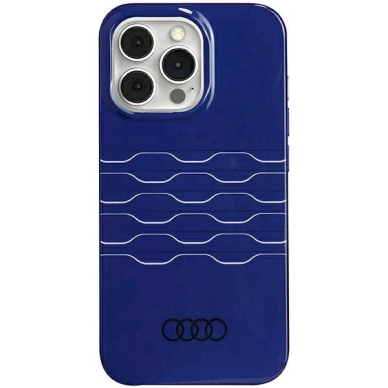 Originalus Audi dėklas IML MagSafeiPhone 13 Pro / 13 - mėlynas