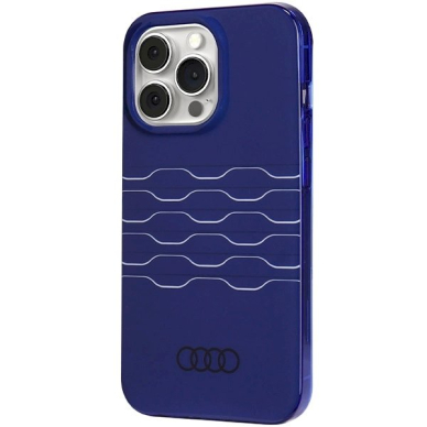 Originalus Audi dėklas IML MagSafeiPhone 13 Pro Max - mėlynas 1