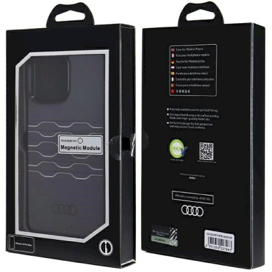 Originalus Audi dėklas IML MagSafeiPhone 14 Pro Max - Juodas 6