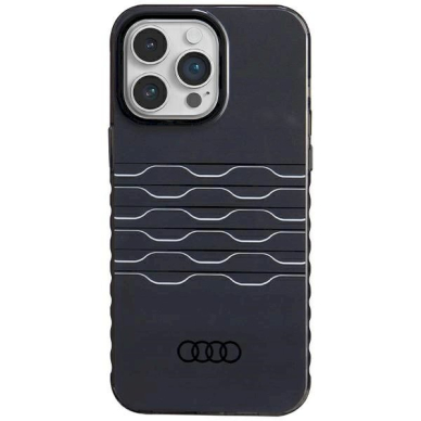 Originalus Audi dėklas IML MagSafeiPhone 14 Pro Max - Juodas