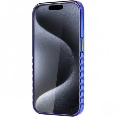 Originalus Audi dėklas IML MagSafeiPhone 15 Pro Max - mėlynas 4