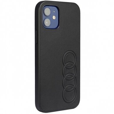 Dėklas Audi Synthetic Leather iPhone 11 Pro Juodas AU-TPUPPCIP11-TT/D1-BK 1