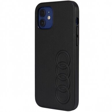 Dėklas Audi Synthetic Leather iPhone 11 Pro Juodas AU-TPUPPCIP11-TT/D1-BK 2