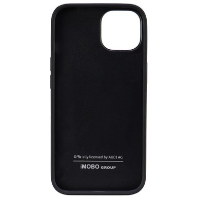 Dėklas Audi Synthetic Leather iPhone 14 Juodas AU-TPUPPCIP14-TT/D1-BK 3