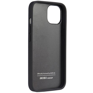 Dėklas Audi Synthetic Leather iPhone 14 Juodas AU-TPUPPCIP14-TT/D1-BK 4