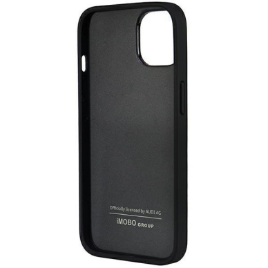 Dėklas Audi Synthetic Leather iPhone 14 Juodas AU-TPUPPCIP14-TT/D1-BK 5