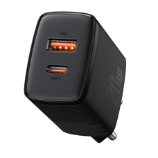 Greitas Buitinis Įkroviklis Baseus Compact USB Type C / USB 20 W 3 A Power Delivery Quick Charge 3.0 Juodas (CCXJ-B01)