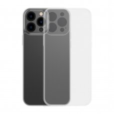 Dėklas Baseus Frosted Glass iPhone 13 Pro Max Skaidrus (ARWS000202)