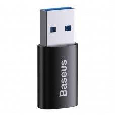 [Užsakomoji prekė] Baseus - OTG Adapter Ingenuity Series (ZJJQ000101) - USB 3.1 to Type-C, Aluminium Alloy, 10Gbps - Juodas