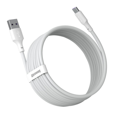 USB kabelis Baseus 2x set USB Typ C - Lightning cable fast charging Power Delivery Quick Charge 40 W 5 A 1,5 m baltas 6