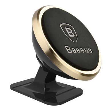 Baseus 360º magnetic cockpit car holder (Overseas Edition) - gold