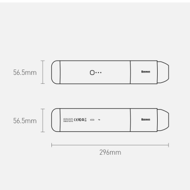 Baseus A3 Belaidis Dulkių Siurblys 135 W 15000 Pa Juodas (CRXCQA3-0A) 24