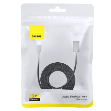 Baseus AirJoy Series USB 3.0 extension cable 3m - Juodas 9