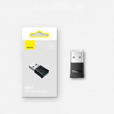 Adapteris Baseus BA07 bluetooth USB adapter - Juodas 19