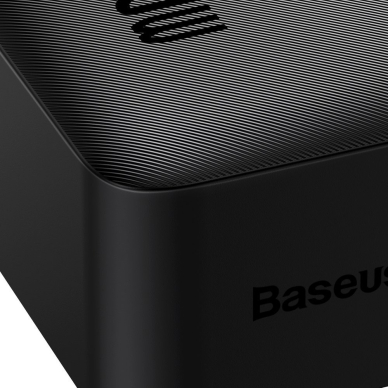 Išorinė Baterija su ekranu Baseus Bipow 30000mAh 20W 2x USB / USB Type C / micro USB 20W Quick Charge AFC FCP Juoda (PPDML-N01) 6