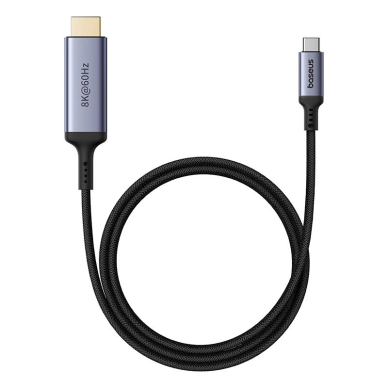 Baseus BS-OH064 8K 60Hz USB-C - HDMI Kabelis 1.5m - Juodas